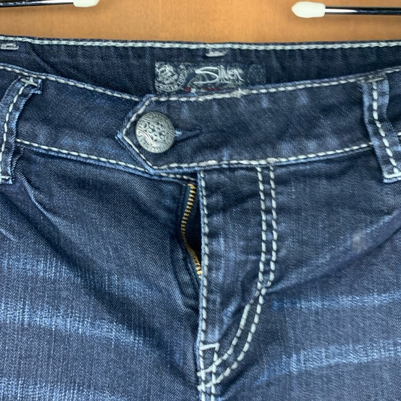 Silver Jeans Tuesday mid skinny jeans size 34x31 - Picture 2 of 9